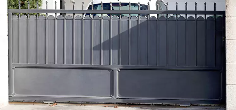 Metal Driveway Gate Installation Brandon